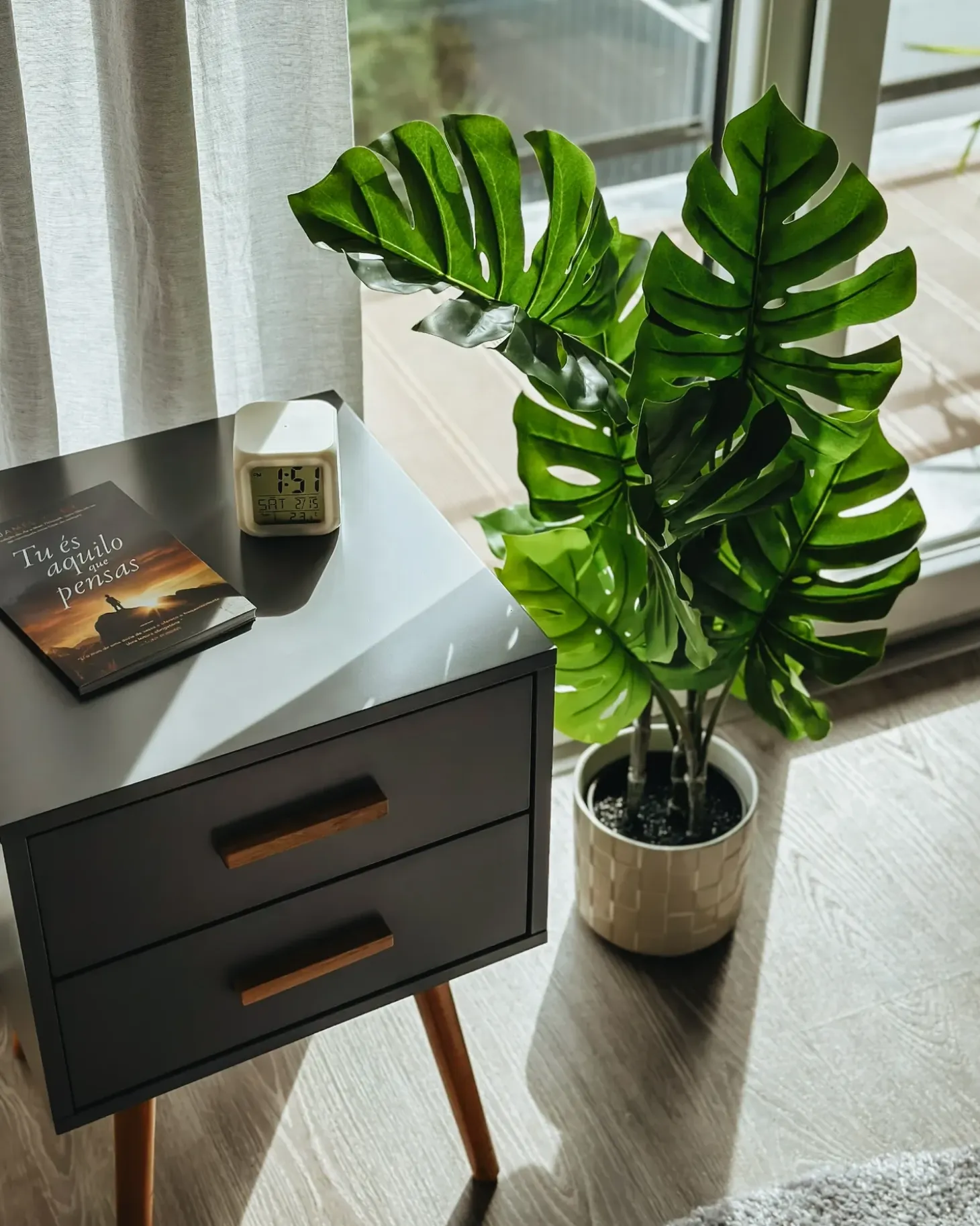Kunstig plante MONSTERA PLANT 94 cm Grøn