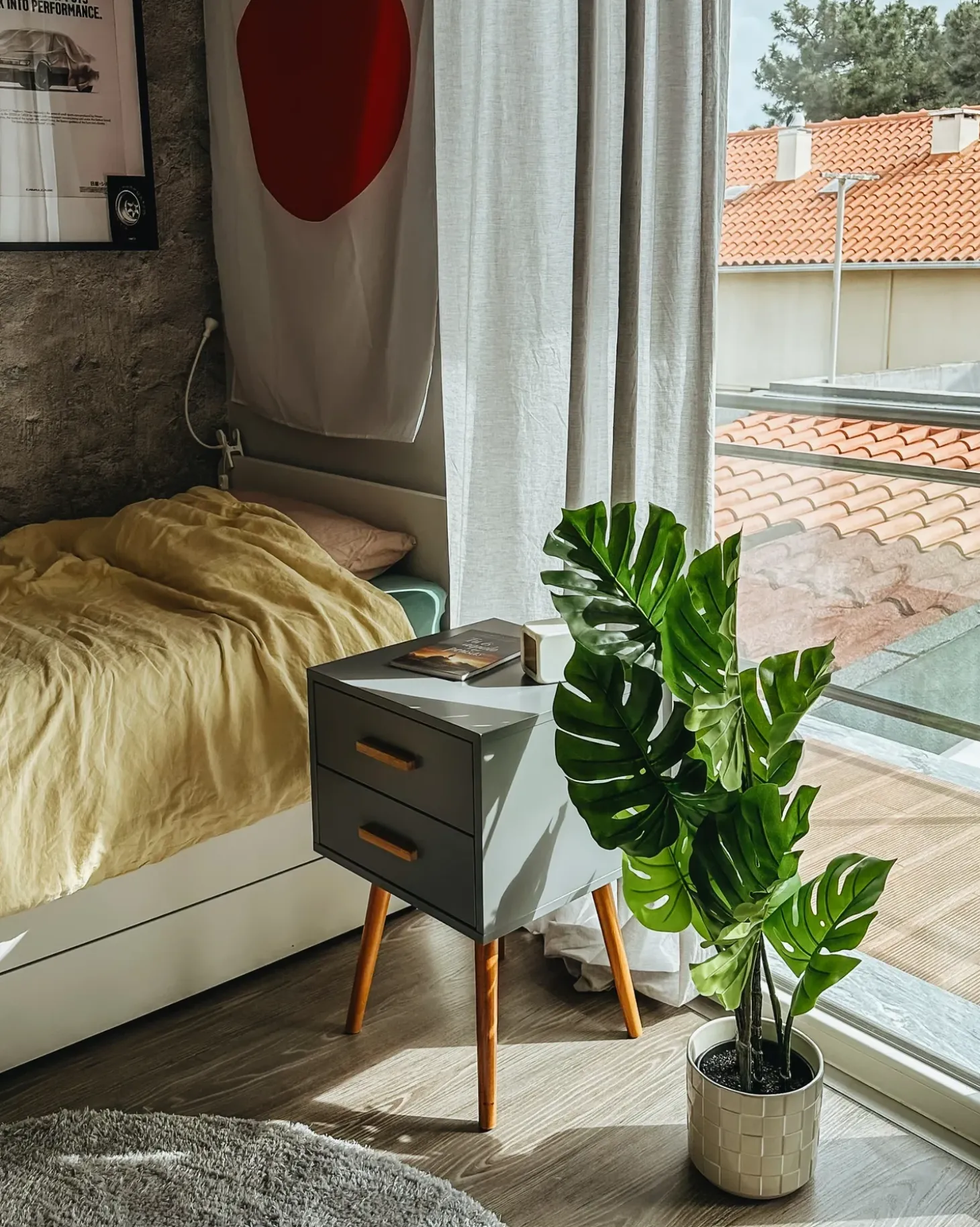Kunstig plante MONSTERA PLANT 94 cm Grøn