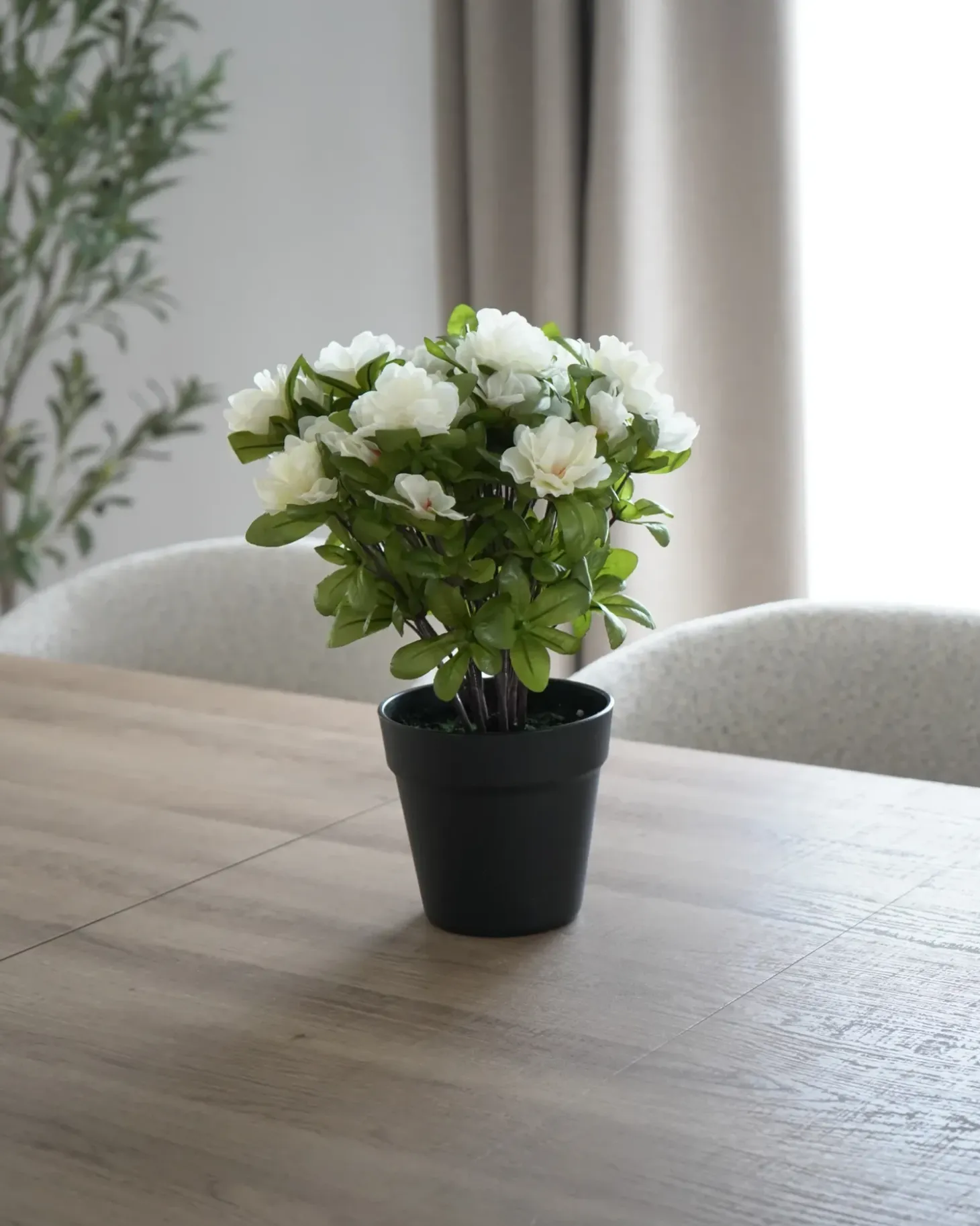Kunstig plante NOVELLA 36 cm Hvid