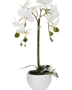 Kunstig plante ORCHID 42 cm Hvid