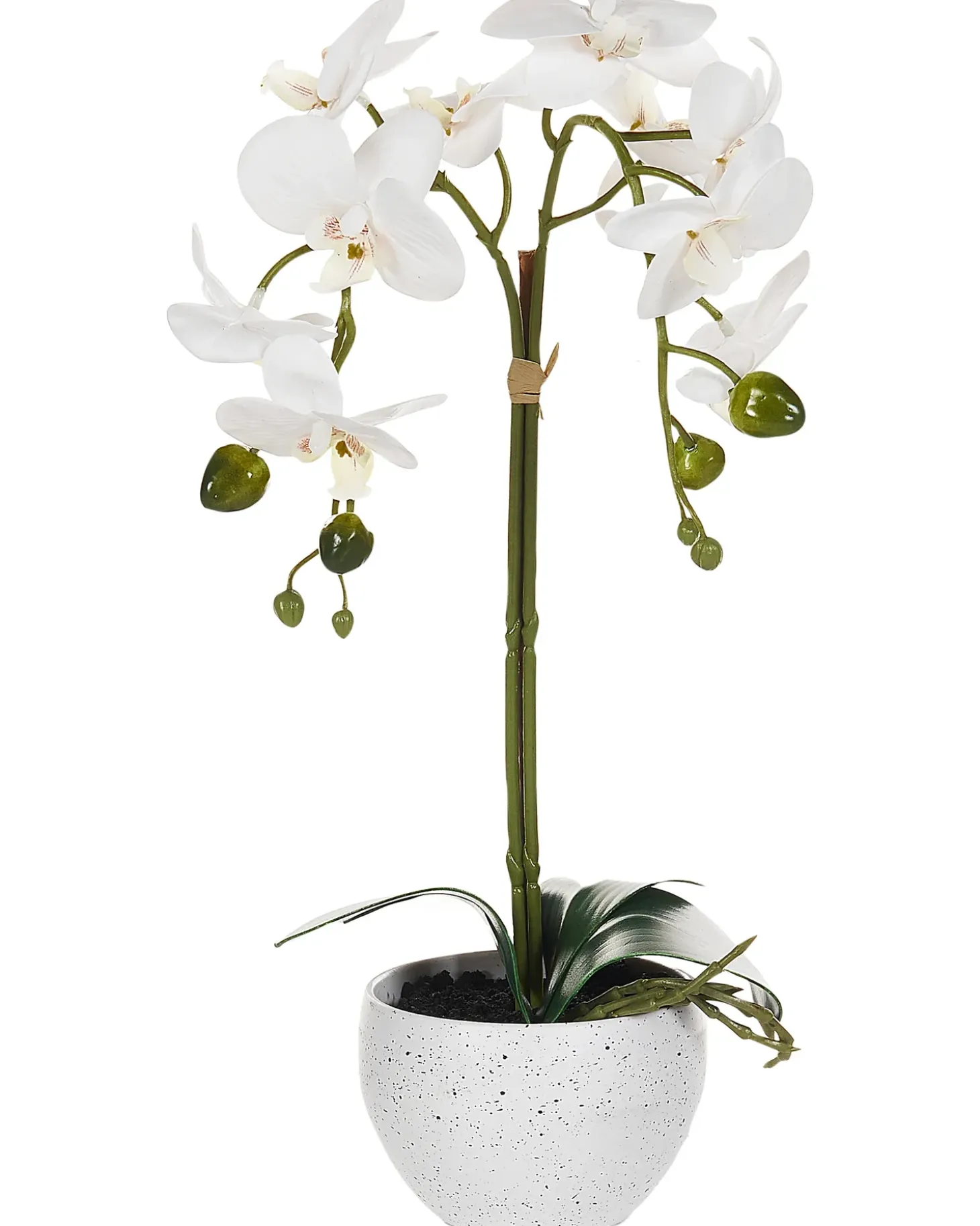 Kunstig plante ORCHID 42 cm Hvid