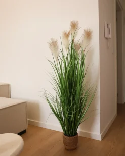 Kunstig plante PAMPAS GRASS 130 cm Grøn