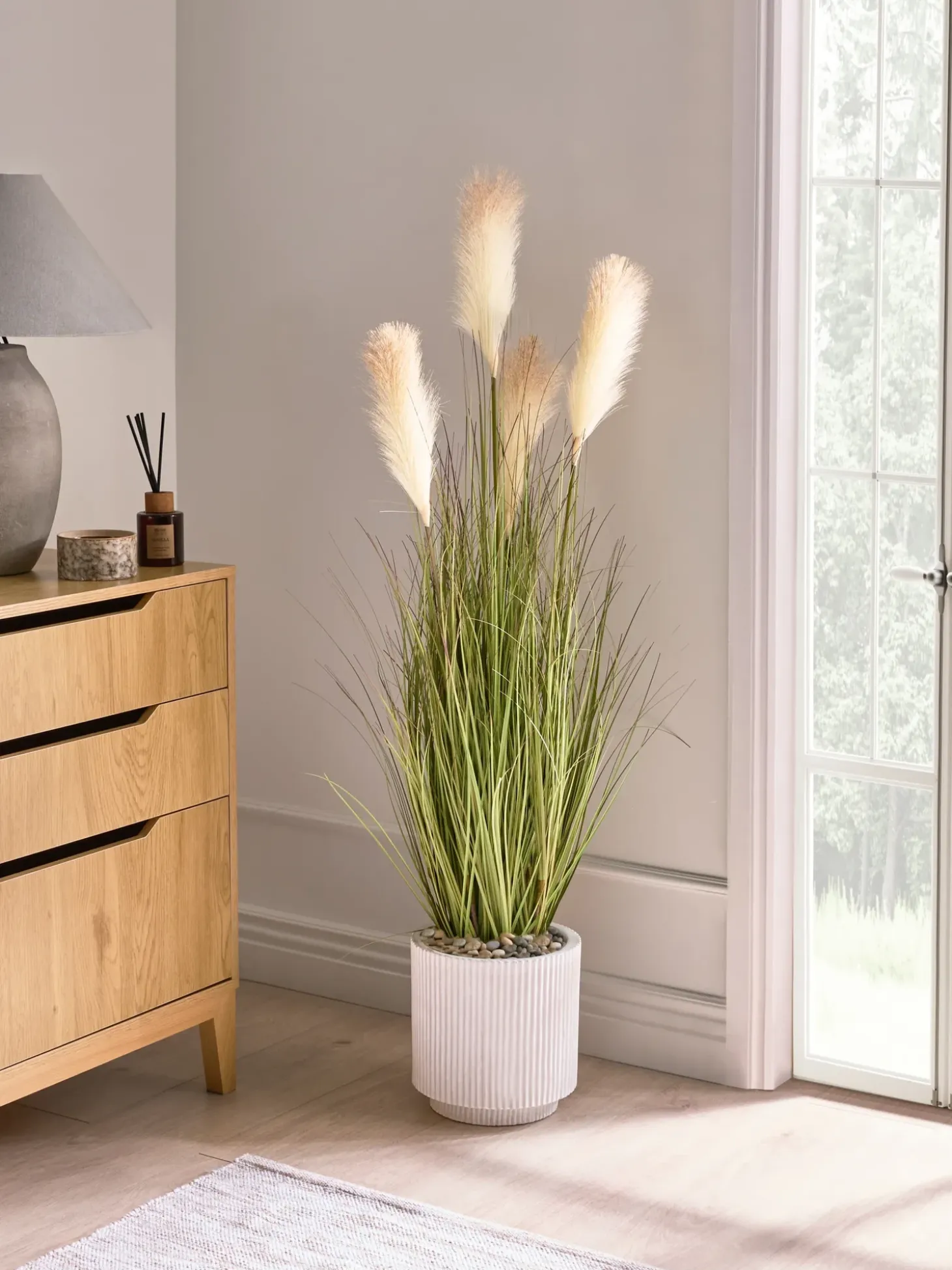 Kunstig plante PAMPAS GRASS 120 cm Grøn
