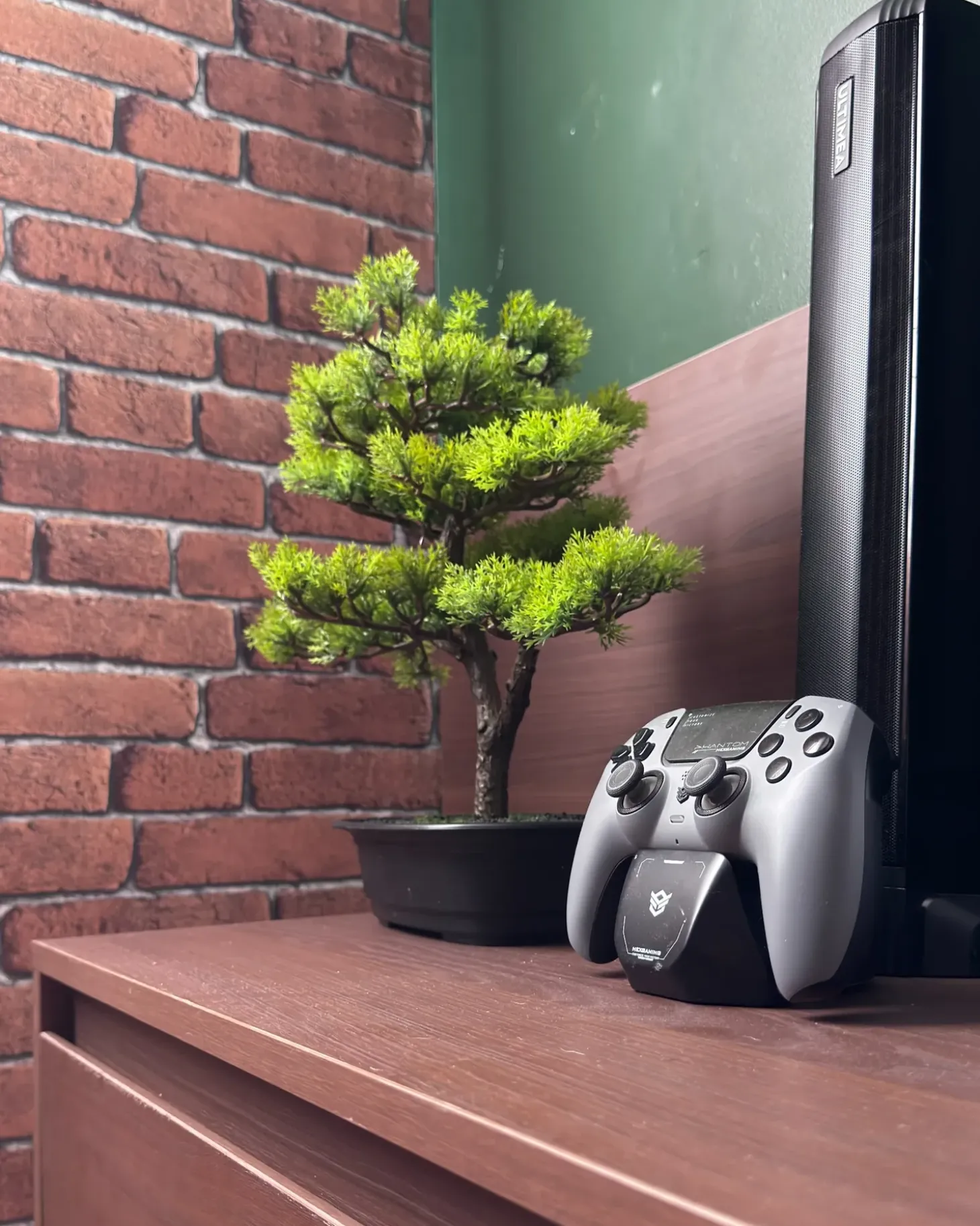 Kunstig plante PINE 37 cm Grøn