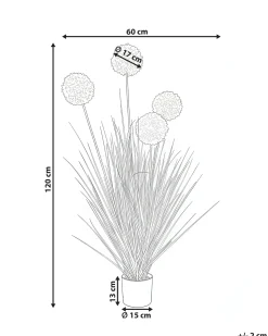 Kunstig plante SNOWBALL BUSH 120 cm Hvid