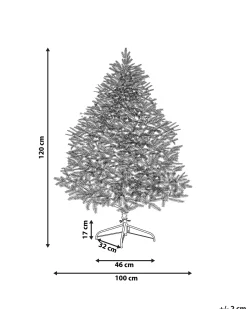Kunstigt juletræ FARNHAM 120 cm Lyserød