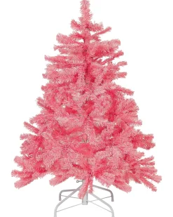 Kunstigt juletræ FARNHAM 120 cm Lyserød
