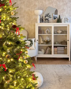 Kunstigt juletræ LED FIDDLE 180 cm Grøn