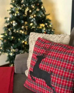 Kunstigt juletræ LED PALOMAR 180 cm Mørkegrøn