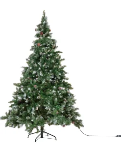 Kunstigt juletræ LED PALOMAR 210 cm Grøn