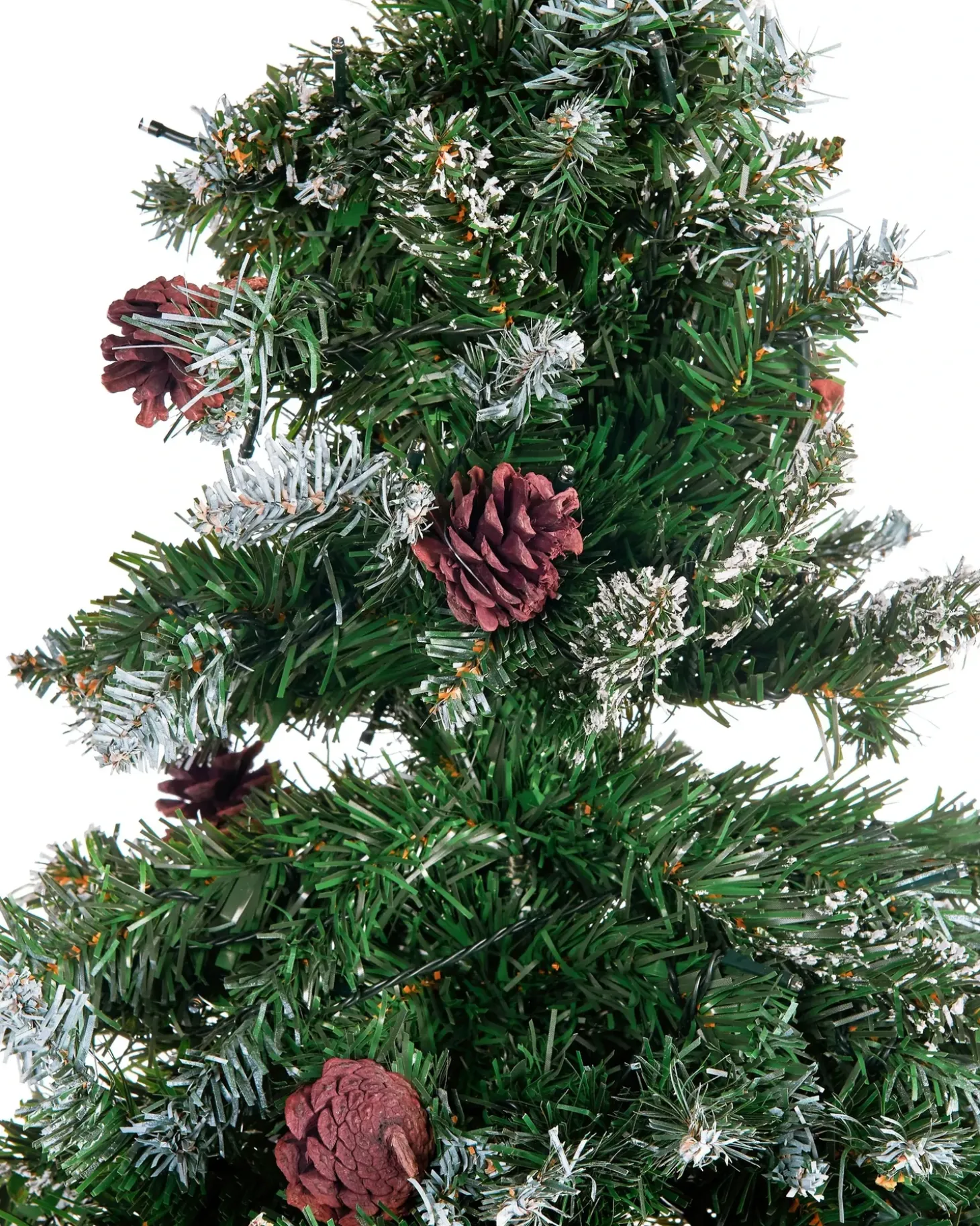 Kunstigt juletræ LED PALOMAR 210 cm Grøn
