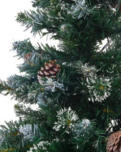 Kunstigt juletræ LED PALOMAR 120 cm Mørkegrøn