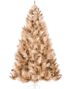 Kunstigt juletræ TALBOT 180 cm Lysebrun