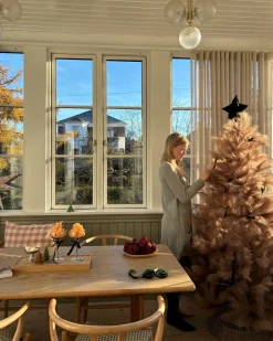 Kunstigt juletræ TALBOT 180 cm Lysebrun