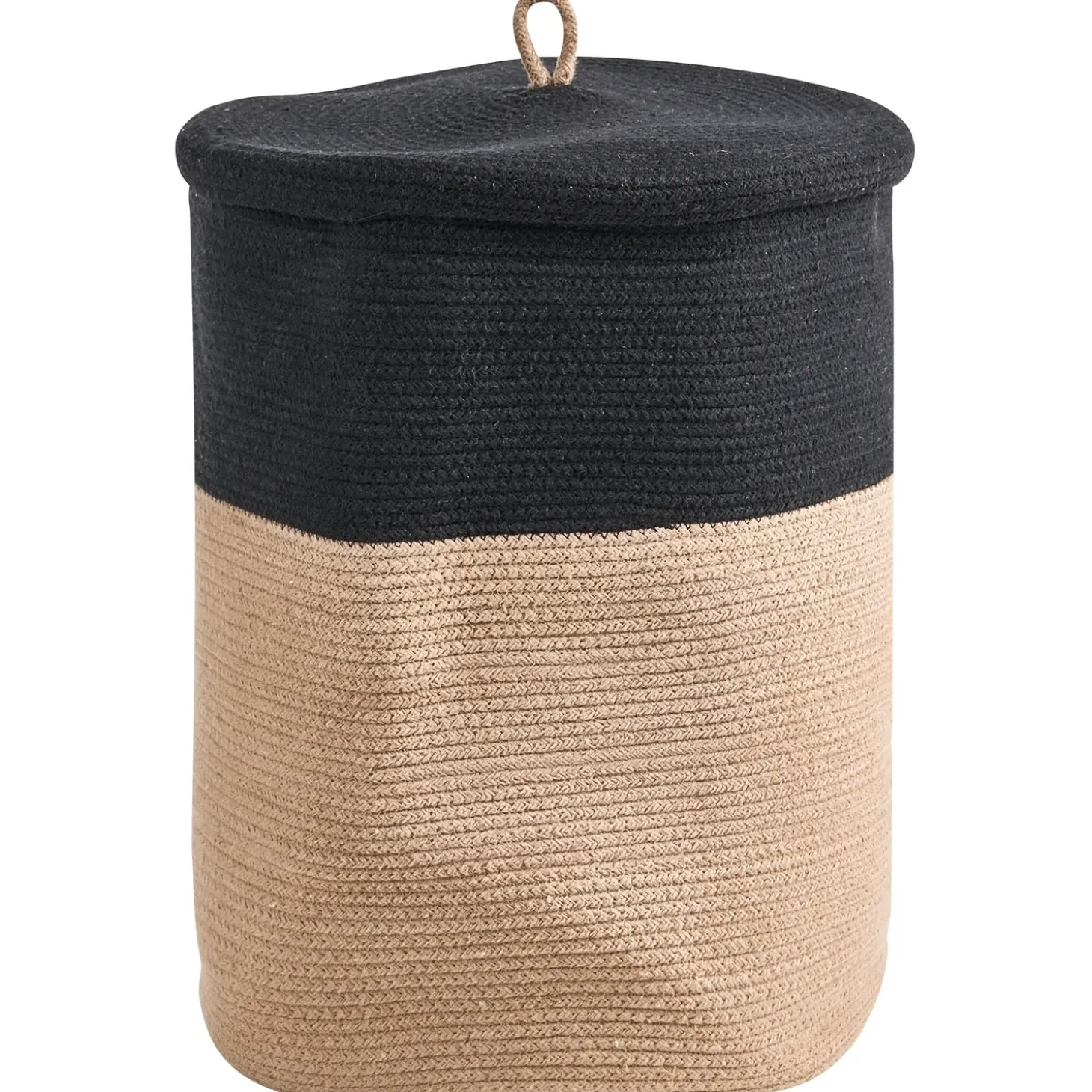 Kurv SILOPI Bomuld Sort/beige