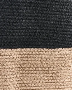 Kurv SILOPI Bomuld Sort/beige