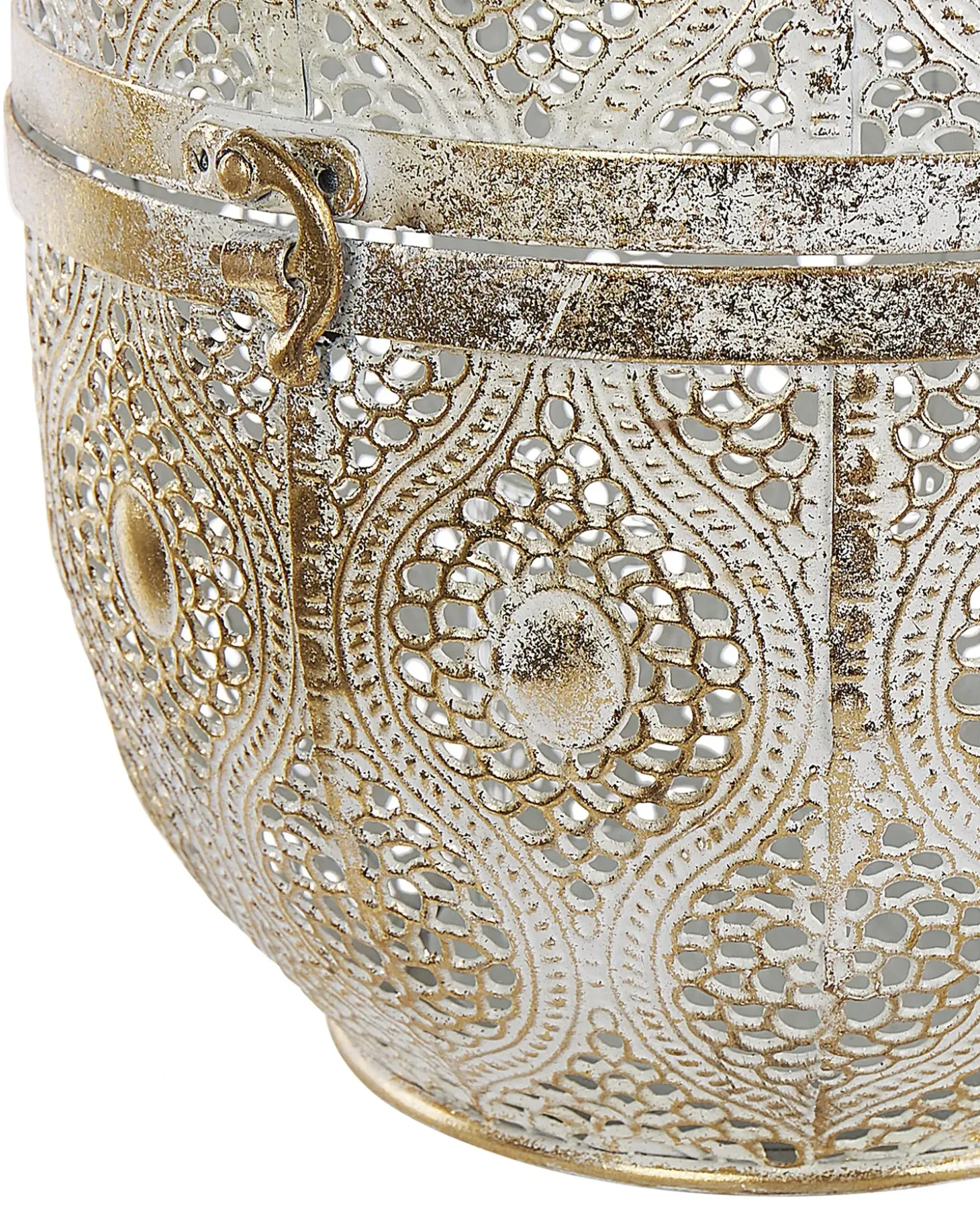 Lanterne AMORGOS Metal 34 cm Guld