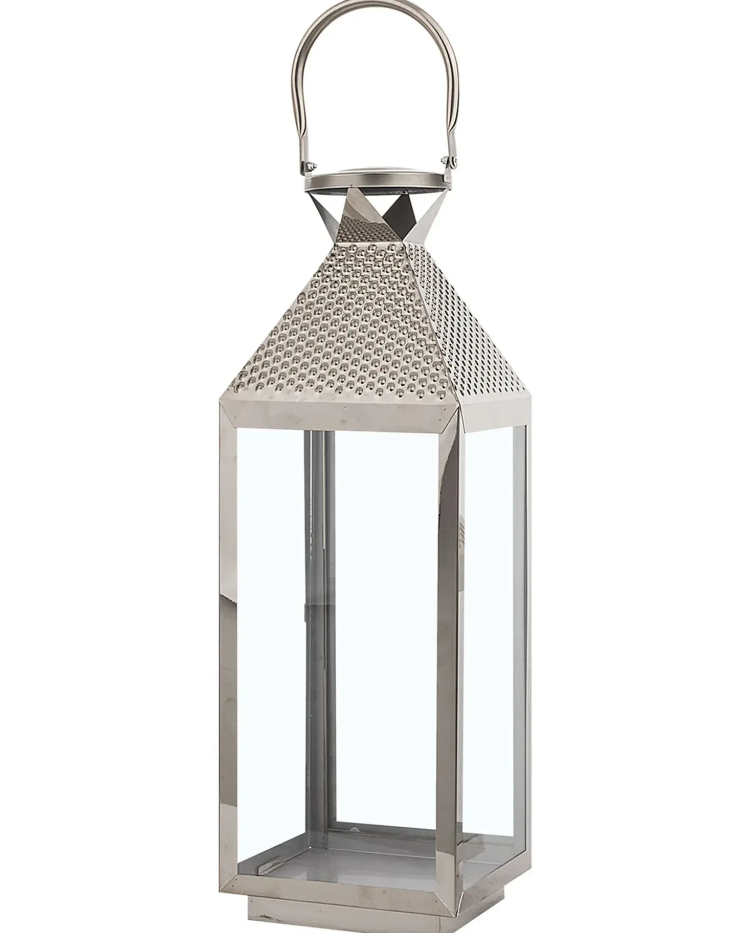 Lanterne BALI Rustfrit stål 55 cm Sølv