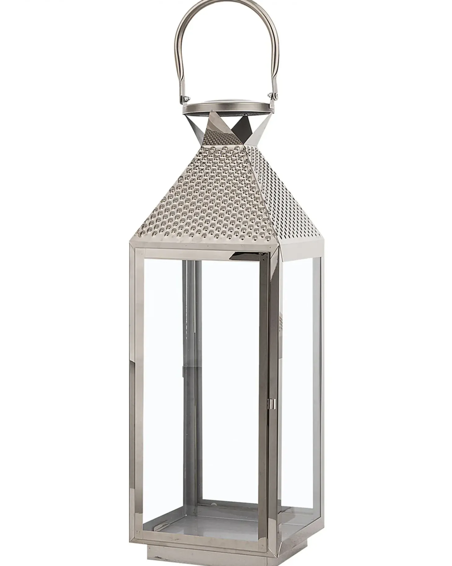 Lanterne BALI Rustfrit stål 55 cm Sølv