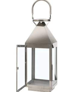 Lanterne BALI Rustfrit stål 40 cm Sølv