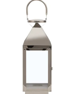 Lanterne BALI Rustfrit stål 40 cm Sølv