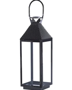 Lanterne BALI Rustfrit stål 54 cm Sort
