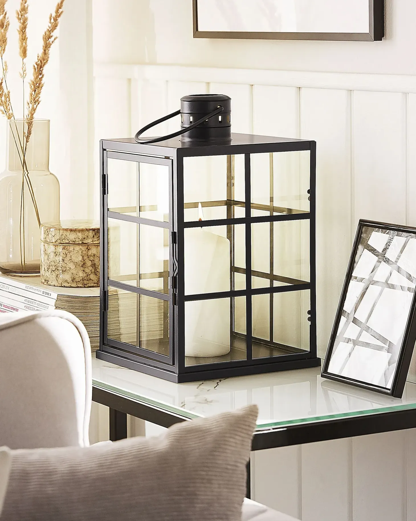 Lanterne BINTAN Metal 33 cm Sort