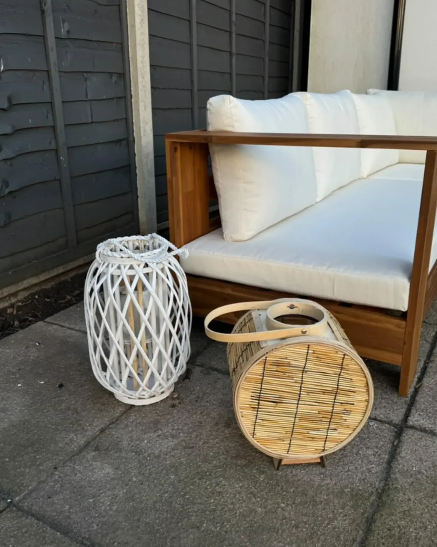Lanterne BISTAL Rattan 30 cm Naturlig