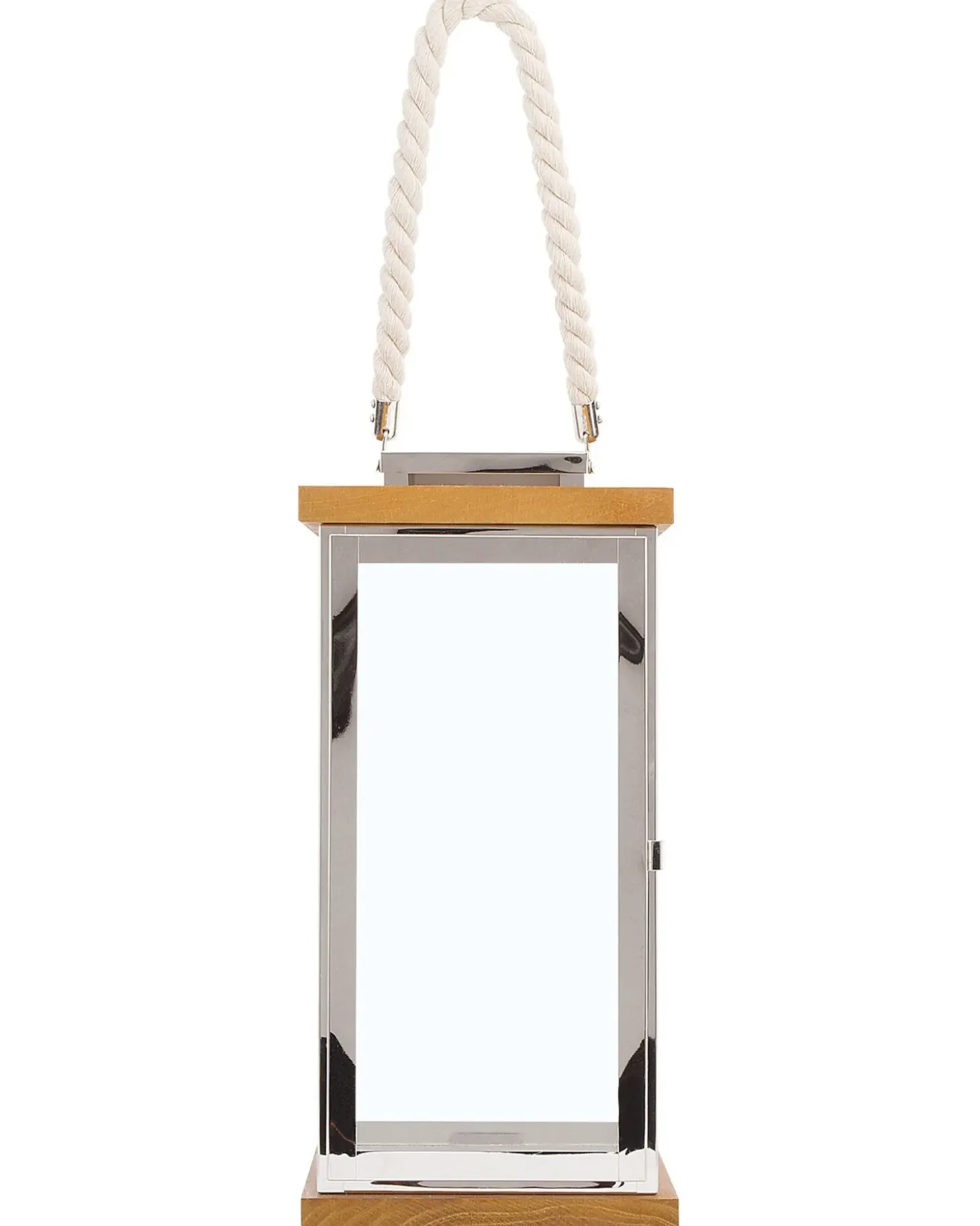 Lanterne BORNEO Metal 41 cm Sølv