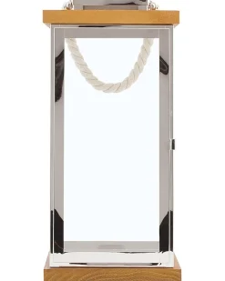 Lanterne BORNEO Metal 41 cm Sølv