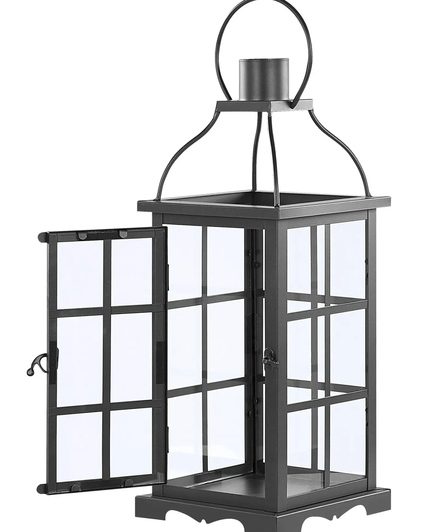 Lanterne CLARA Metal 52 cm Sort