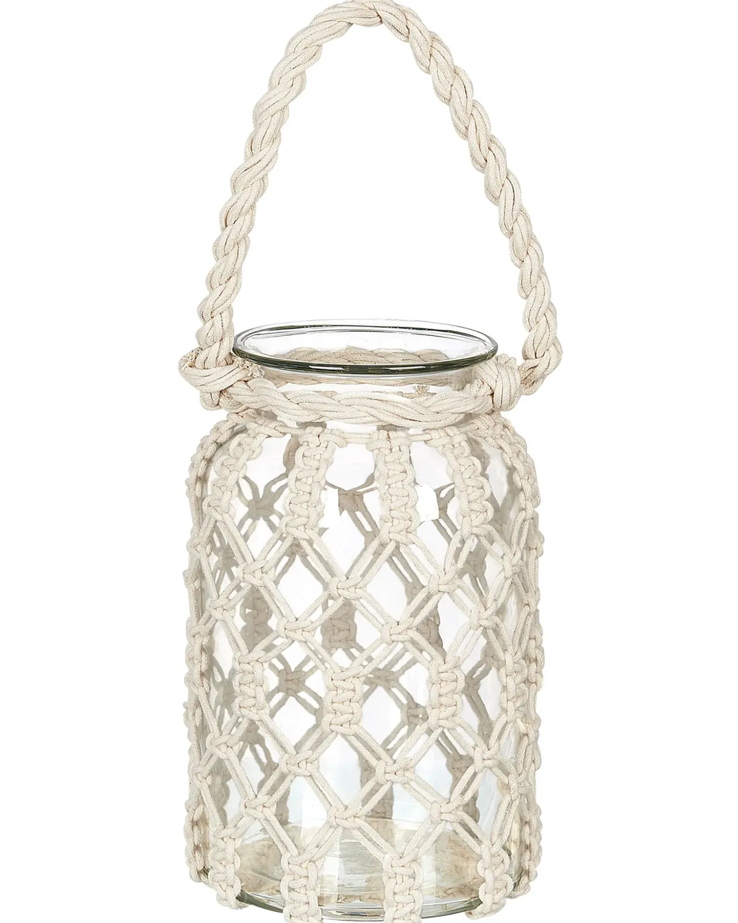 Lanterne JALEBI 31 cm Cremehvid