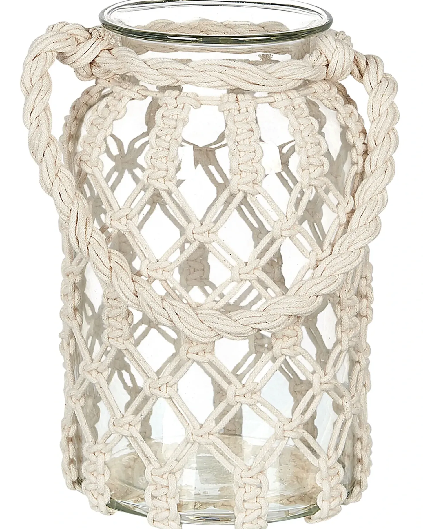 Lanterne JALEBI 31 cm Cremehvid