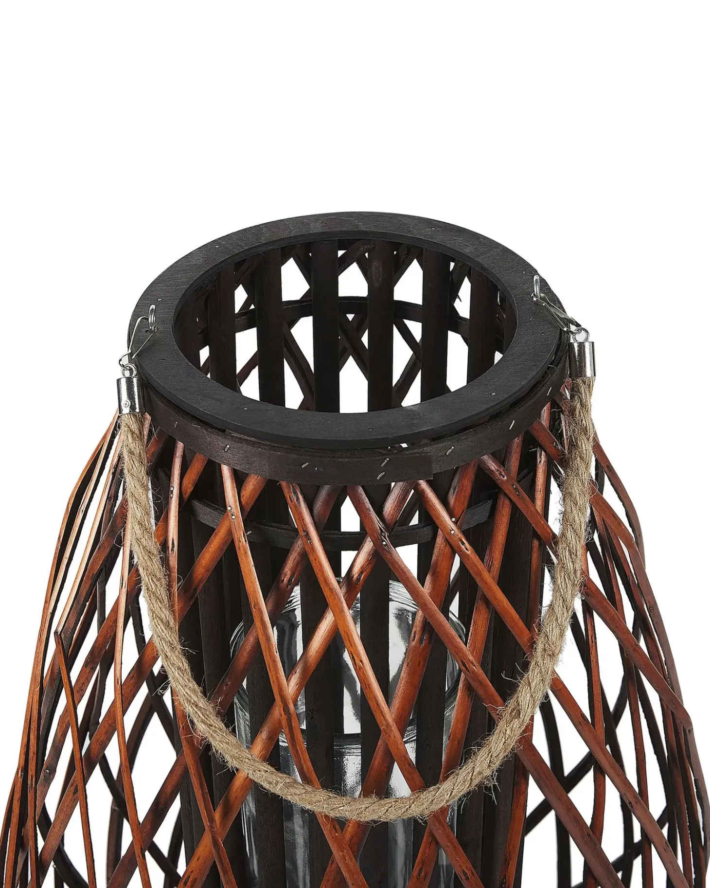 Lanterne KIUSIU Piletræ 60 cm Brun
