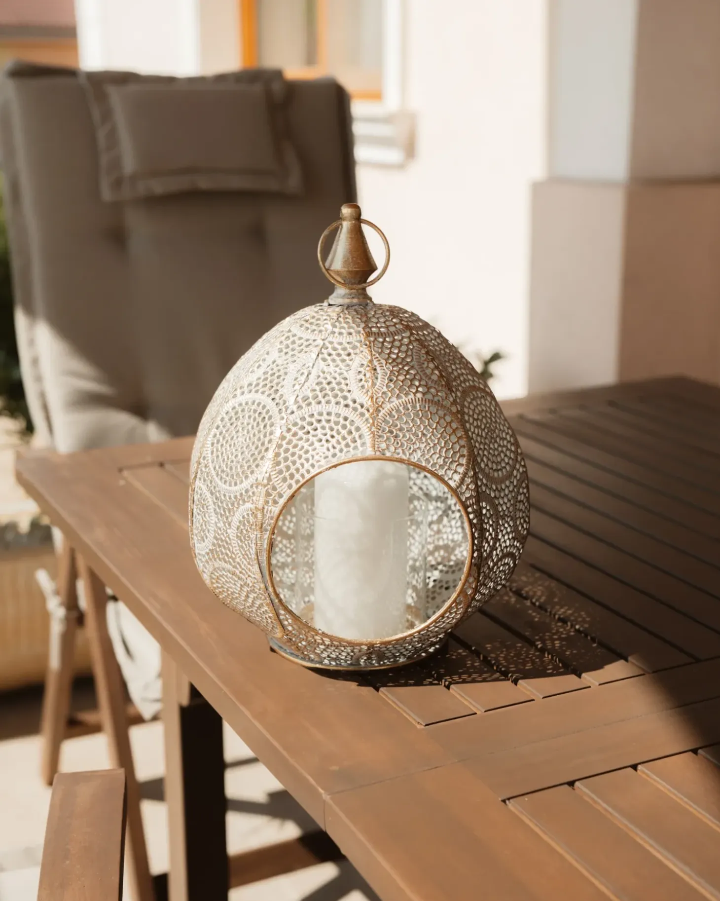 Lanterne LAESO Metal 33 cm Guld