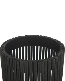 Lanterne LEYTE Bambus 58 cm Sort
