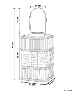 Lanterne LUMBIS Bambus 54 cm Naturlig