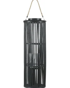 Lanterne LUZON Piletræ 80 cm Sort