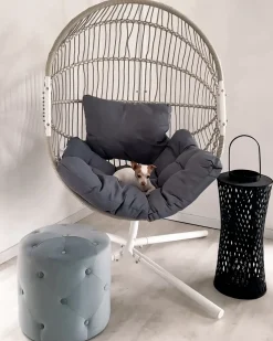 Lanterne MACTAN Bambus 58 cm Sort
