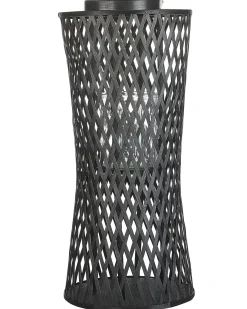 Lanterne MACTAN Bambus 58 cm Sort