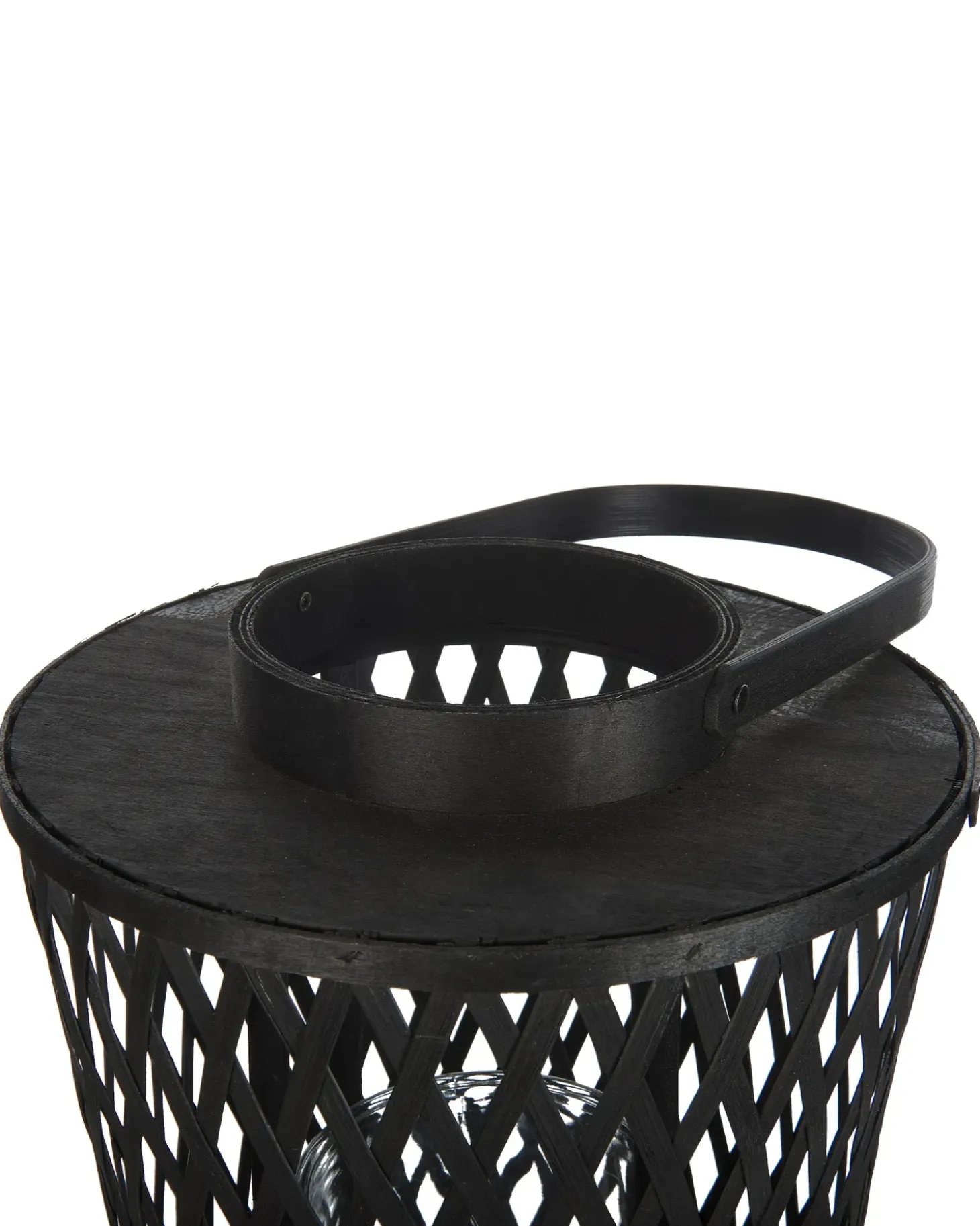 Lanterne MACTAN Bambus 58 cm Sort