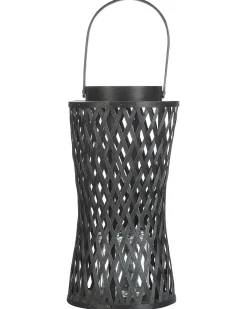 Lanterne MACTAN Bambus 38 cm Sort