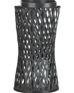 Lanterne MACTAN Bambus 38 cm Sort
