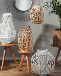 Lanterne MAURITIUS Piletræ 30 cm Naturlig