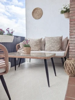 Lanterne MAURITIUS Piletræ 30 cm Naturlig