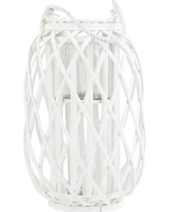 Lanterne MAURITIUS Piletræ 40 cm Hvid