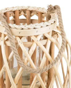 Lanterne MAURITIUS Piletræ 40 cm Naturlig