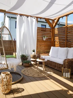 Lanterne MAURITIUS Piletræ 40 cm Naturlig