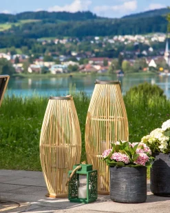 Lanterne TAHITI Bambus 72 cm Naturlig