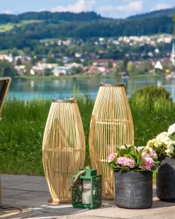 Lanterne TAHITI Bambus 84 cm Naturlig